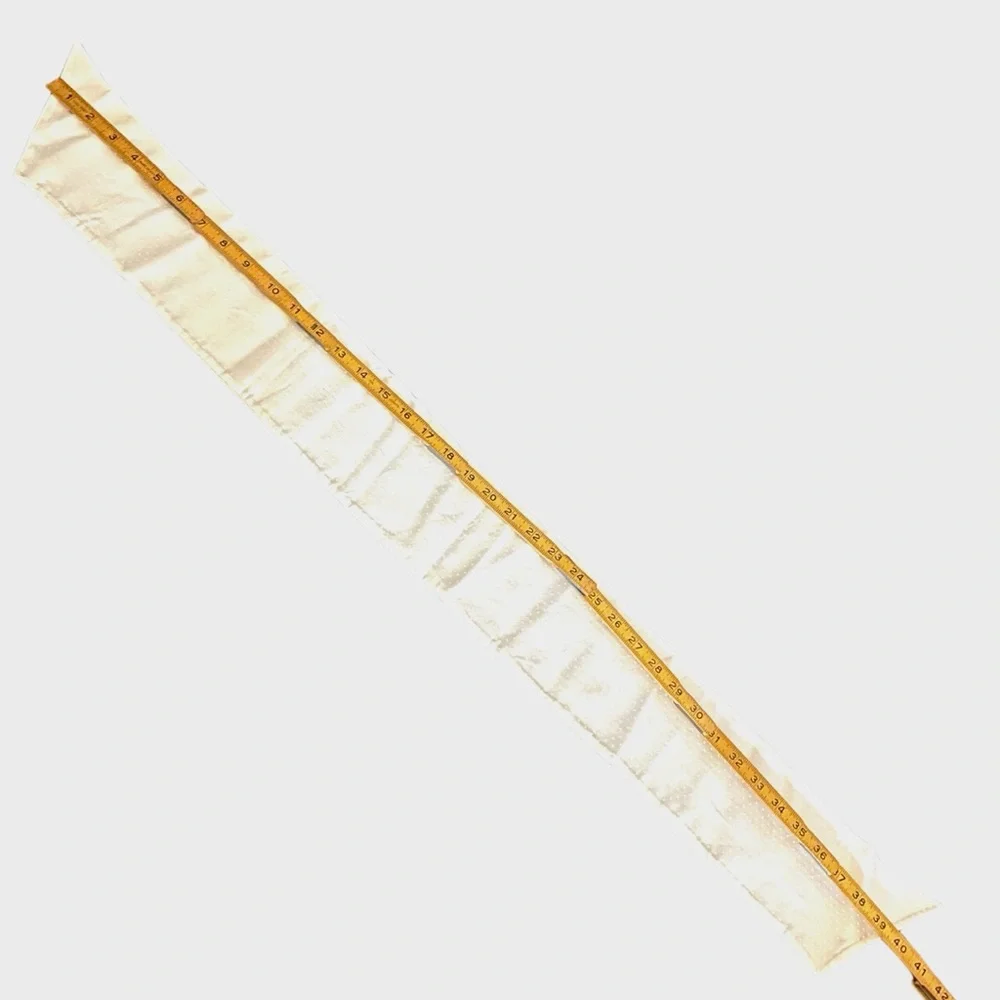 Vintage Oblong‎ Off White Textured Head Scarf